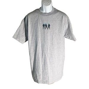 BLUE‎ MAN GROUP Short Sleeve Gray T-Shirt Large